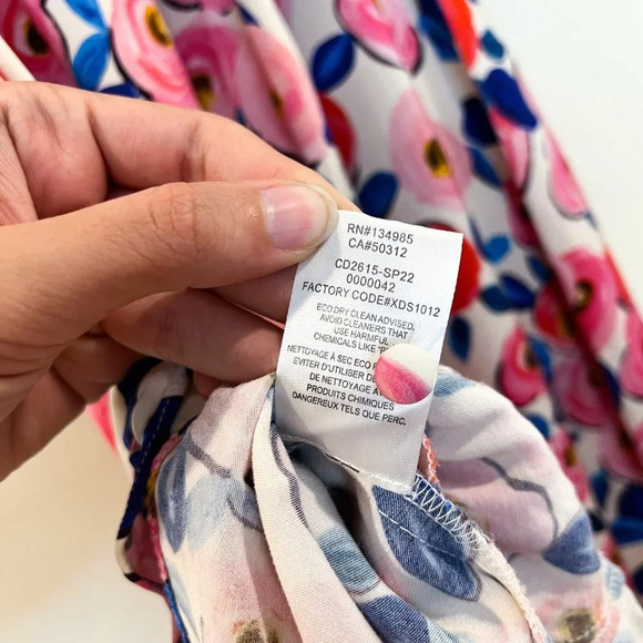 For Love & Lemons Colorful Floral Rose Print Romantic V Neck Ruffled Maxi Dress - Picture 11 of 13